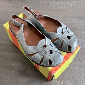 Bare Traps Dayla Womens Denim Blue Slingback Sandal Shoes Size 8